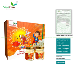 Yến chưng KIDS Vinacao - Yến sào tươi chưng sẵn bổ sung Calci và Taurine