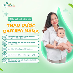 NƯỚC TẮM BÀ ĐẺ DAO'SPA MAMA - HỘP 3 CHAI
