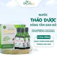 NƯỚC TẮM BÀ ĐẺ DAO'SPA MAMA - HỘP 3 CHAI