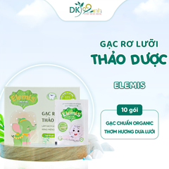 Gạc rơ lưỡi thảo dược Elemis - hộp 10 gói