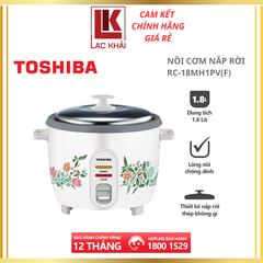 Nồi cơm nắp rời Toshiba 1.8L RC-18MH1PV(F)