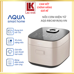 Nồi cơm điện tử 1.5L Aqua AQS-RBC401R(N)-VN