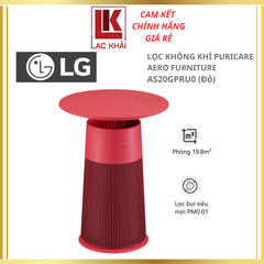Máy lọc không khí LG PuriCare Aero Furniture AS20GPRU0 màu đỏ 41W