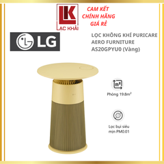 Máy lọc không khí LG PuriCare AeroFurniture AS20GPYU0 41W, màu vàng