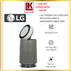 Máy lọc không khí LG PuriCare 360 Alpha Single AS65GDBY0.ABAE 48W