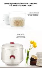 Nồi cơm điện nắp gài Cuckoo 1,8 lít CR-1021 (WH/RD)