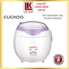 Nồi cơm nắp gài Cuckoo 1.08 lít CR-0671 (YW/VW)