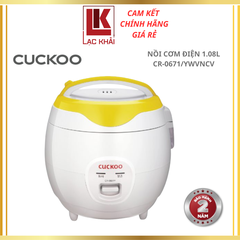 Nồi cơm nắp gài Cuckoo 1.08 lít CR-0671 (YW/VW)