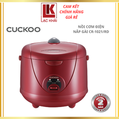 Nồi cơm điện nắp gài Cuckoo 1,8 lít CR-1021 (WH/RD)