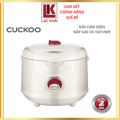 Nồi cơm điện nắp gài Cuckoo 1,8 lít CR-1021 (WH/RD)