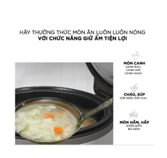 Nồi cơm điện công nghiệp 6,3L Cuckoo CR-3555, Màu đen - Hàng chính hãng, Bảo hành 24 tháng