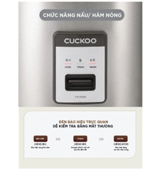 Nồi cơm điện công nghiệp 6,3L Cuckoo CR-3555, Màu đen - Hàng chính hãng, Bảo hành 24 tháng