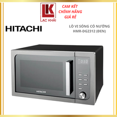Lò vi sóng có nướng Hitachi HMR-DG2312 23 lít, Màu đen, 8 thực đơn tự động