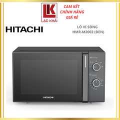 Lò vi sóng Hitachi HMR-M2002, 20 lít, màu đen, 700W, 5 mức công suất