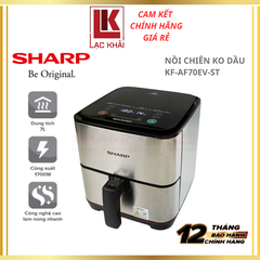 Nồi chiên không dầu Sharp KF-AF70EV-ST 7 lít