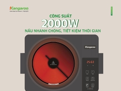 Bếp hồng ngoại đơn Kangaroo KG20IFT2, Công suất 2000W