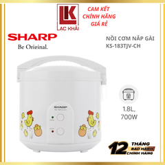 Nồi cơm nắp gài Sharp 1.8L KS-183TJV-CH