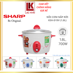 Nồi cơm điện Sharp KSH-D19V_Màu ngẫu nhiên