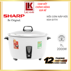 Nồi cơm nắp rời Sharp 7L KSH-D77V