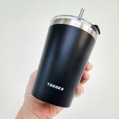 Ly giữ nhiệt nóng lạnh kèm ống hút 450ml Tanaka