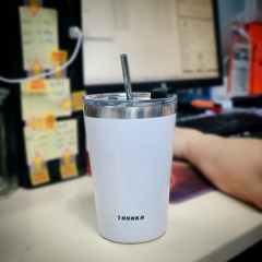 Ly giữ nhiệt nóng lạnh kèm ống hút 450ml Tanaka