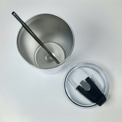 Ly giữ nhiệt nóng lạnh kèm ống hút 450ml Tanaka
