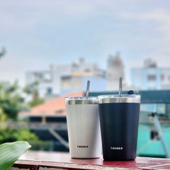 Ly giữ nhiệt nóng lạnh kèm ống hút 450ml Tanaka