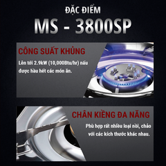 Bếp gas du lịch Maxsun MS-3800SP
