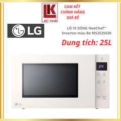 Lò vi sóng NeoChef™ Inverter LG MS2535GIK 25 lít