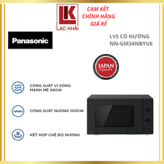 Lò vi sóng có nướng Panasonic 24L NN-GM34NBYUE
