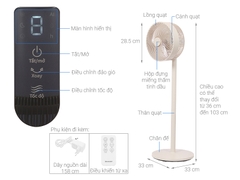 Quạt tuần hoàn Sharp PJ-CD114V-C
