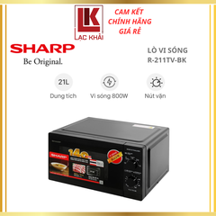 Lò vi sóng Sharp R-211TV-BK 21 Lít