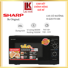 Lò vi sóng có nướng Sharp R-G251TV-BK 25 lít