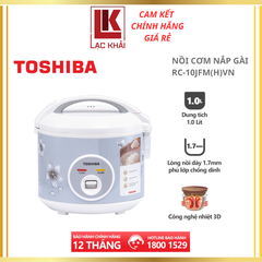 Nồi cơm nắp gài Toshiaba 1.0L RC-10JFM(H)VN