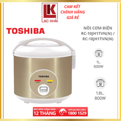 Nồi cơm nắp gài Toshiba 1L / 1.8L RC-10JH1TVN(N) / RC-18JH1TVN(N) - Hàng chính hãng