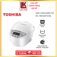 Nồi cơm điện tử Toshiba 1.8L RC-18DH2PV(W)