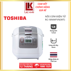 Nồi cơm điện tử Toshiba 1.8L RC-18NMFVN(WT)