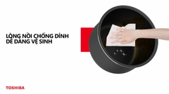 Nồi cơm nắp gài Toshiba 1L / 1.8L RC-10JH1TVN(N) / RC-18JH1TVN(N) - Hàng chính hãng