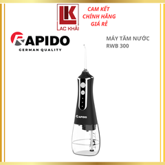 Máy tăm nước Rapido RWW – 300/RWB – 300, 300ml,vỏ nhựa ABS cao cấp - Hàng chính hãng