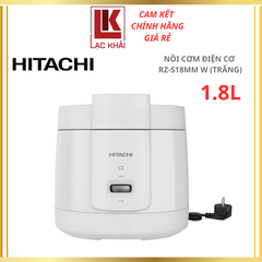 Nồi cơm điện cơ Hitachi RZ-S18MM-W, dung tích 1.8L, màu trắng