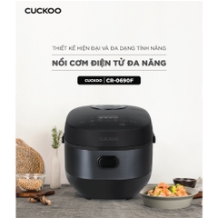 Nồi cơm điện tử Cuckoo 1.08L CR-0690F/BKBKCRVNCV màu Đen