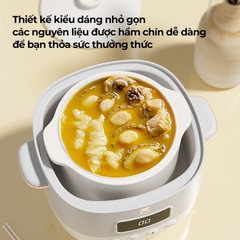 Nồi Nấu Chậm 1L ZOLELE ES101, Nấu Cháo, Hầm, Hấp, Chưng Yến