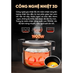 Nồi Cơm Điện Tử Công Nghiệp Sharp KS-5400V-ST