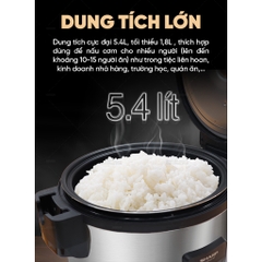 Nồi Cơm Điện Tử Công Nghiệp Sharp KS-5400V-ST