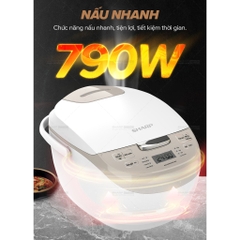 Nồi Cơm Điện Tử Sharp KS-COM191EV-WH