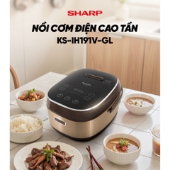 Nồi Cơm Điện Cao Tần Cảm Ứng Sharp 1.8L KS-IH191V-BK/GL/RD