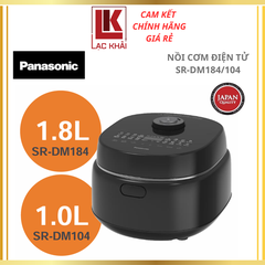 Nồi cơm điện tử 1L / 1.8L Panasonic SR-DM184/104 - Hàng chính hãng
