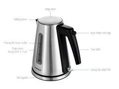 Bình đun siêu tốc Hafele 1.7 lít T-907B (535.43.731), inox 304