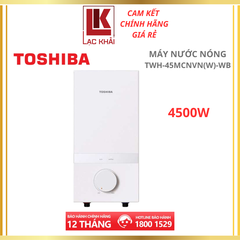 Máy nước nóng trực tiếp 4500W Toshiba TWH-45MCNVN (Trắng / Xám)