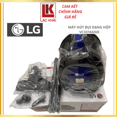 Máy hút bụi dạng hộp LG VC3316GND, công suất 1400W